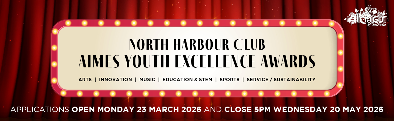 AIMES Youth Excellence Awards -applications open Monday 23 March 2026 and close 5pm Wednesday 20 May 2026.